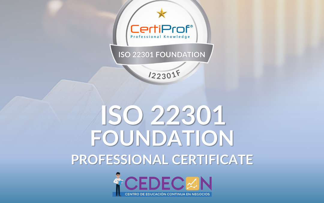 ISO 22301 Foundation – I22301F